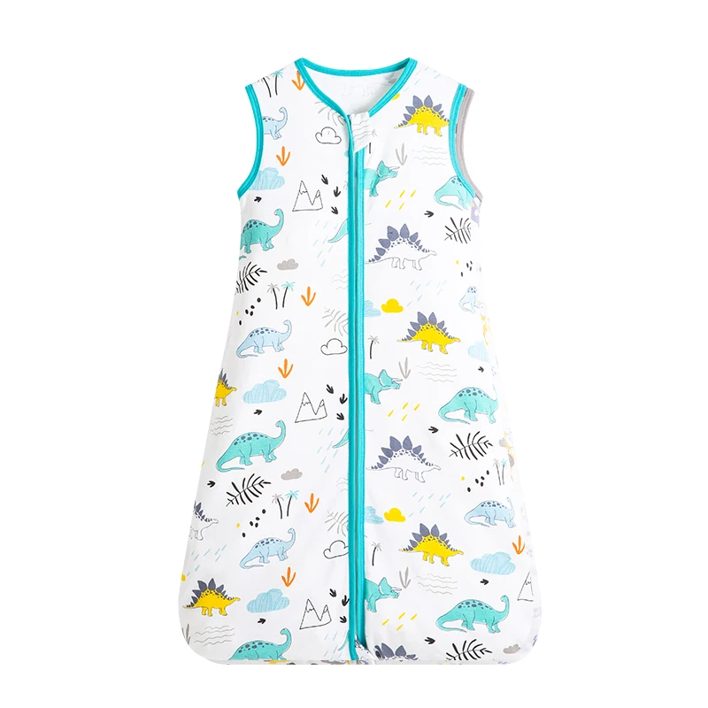 Baby-Schlafsack für Neugeborene, tragbare Decke, 0,5 Tog, Sommer, 100 % Baumwolle, bedruckt, Weste, Schlafsack, Baby, Jungen, Mädchen, 0–3 Jahre