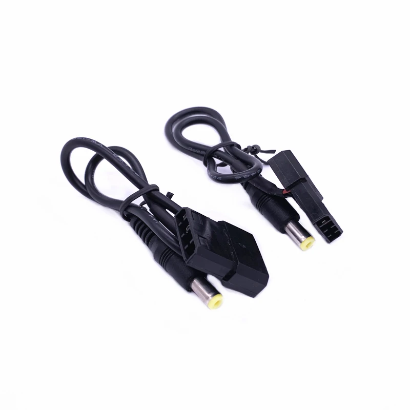2PCS,PC 4PIN Molex 5.5mm X 2.1mm DC Power Cable 12V 2A for RGB Control Box LED