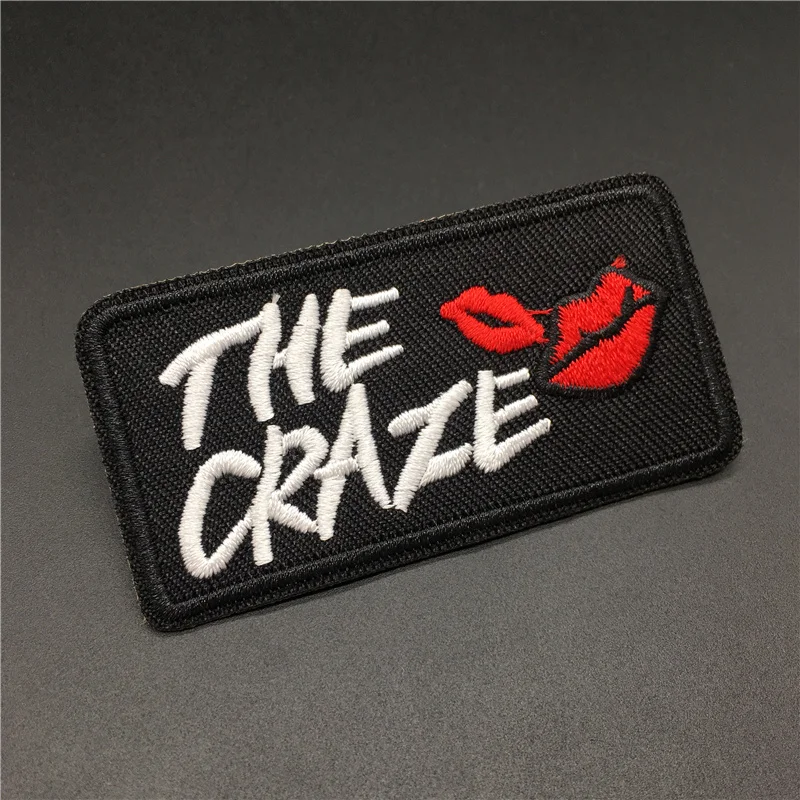 De Rage Applique Patch Size: 6.6X3.4Cm Diy Kleding Streep Borduurwerk Patch Voor Kleding Decoratie Badge Naaien Strijken Decor