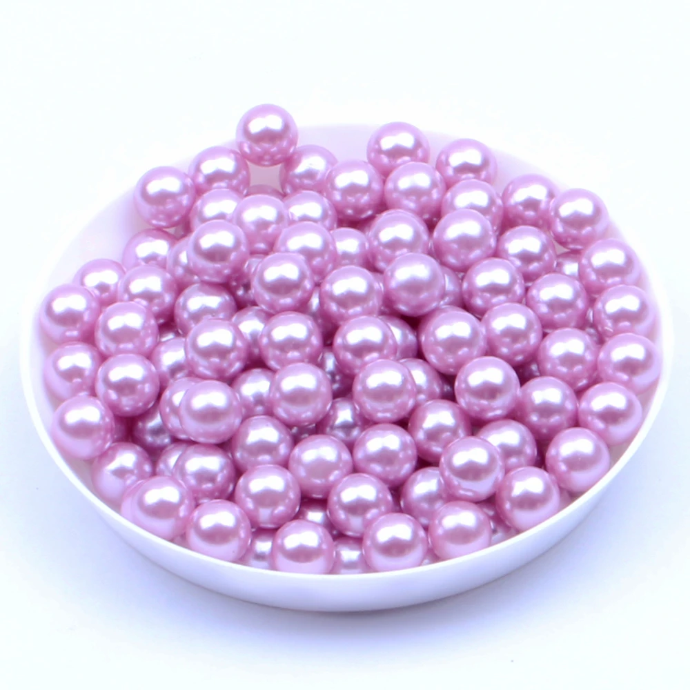 

10mm 500pcs Multiple Colors No Hole Round Pearls Imitation Pearls Dresses DIY Jewelry Nail Art Decorations