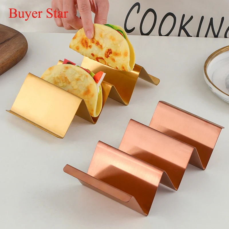 

2pcs/set Gold Stainless Steel Pancake Holder Wave Shape Pie Board Metal Cake Stander Tableware Food Rack Shelf Kitchen Utensils