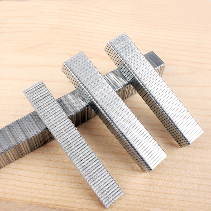 4000pcs F10 Straight Nails 1008J/1010J/1013J Door Shape Staples Nail Gun Accessories Stapler Machine Accessories Carpenter Tool