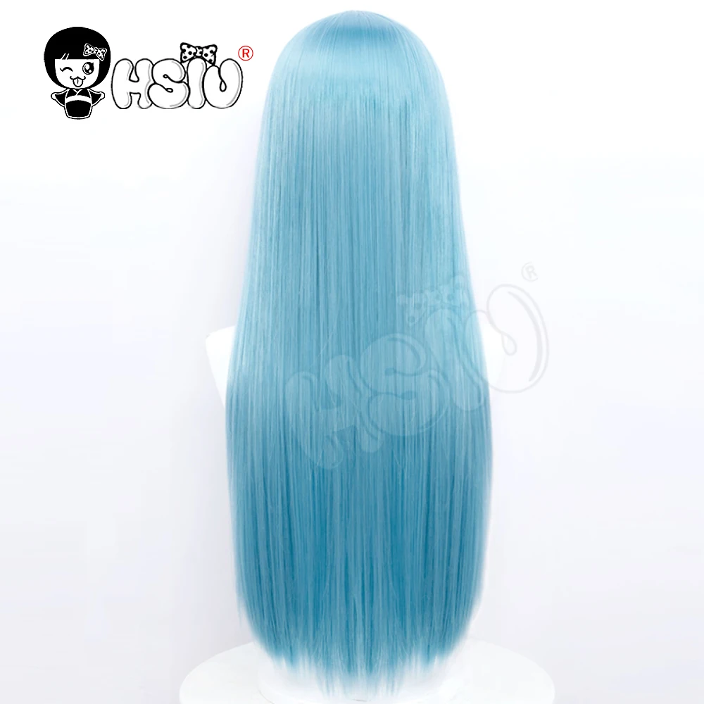 Miwa Kasumi cosplay Wig Fiber synthetic wig Anime Jujutsu Kaisen Cosplay Wig「HSIU 」  Gray blue Long Wig+wig cap