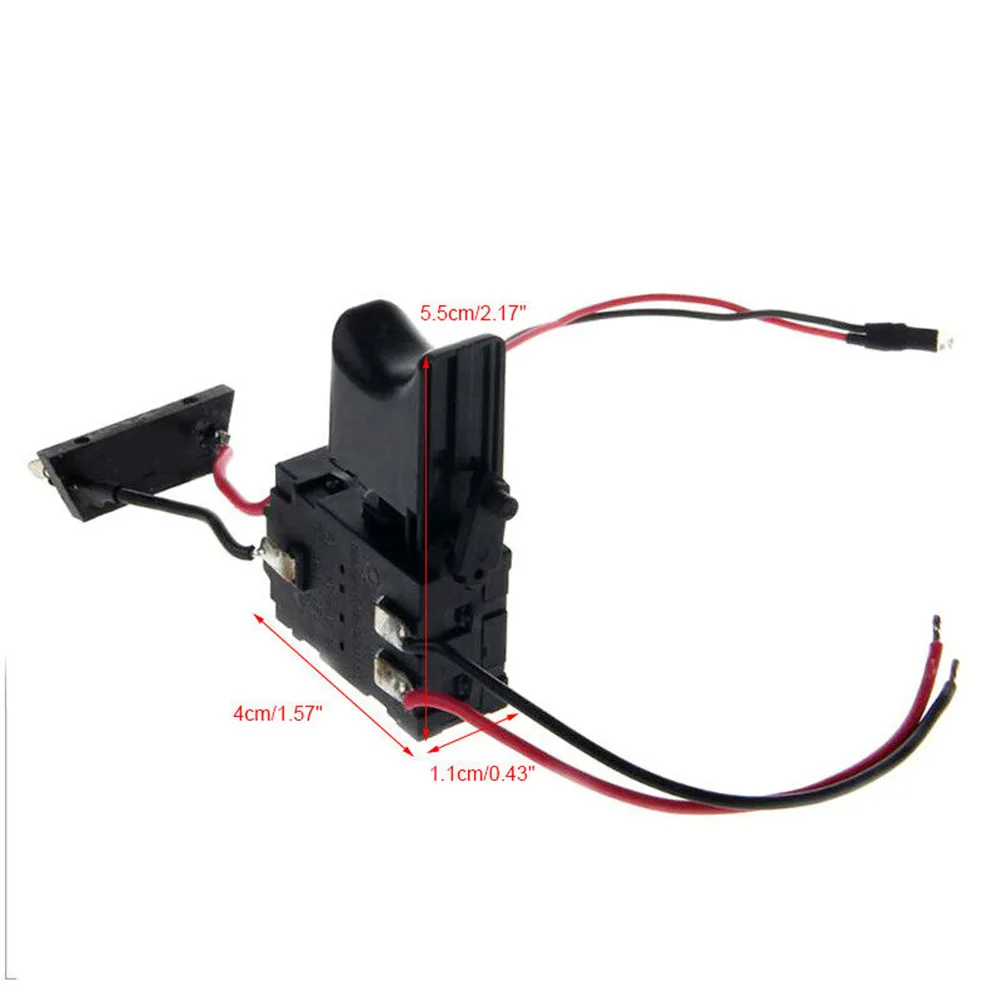 Imagem -02 - Dustproof Controle Eletrônico de Velocidade Controlador de Botão Interruptor de Gatilho Fits Fa216 1wek dc 7.2v24v 16a