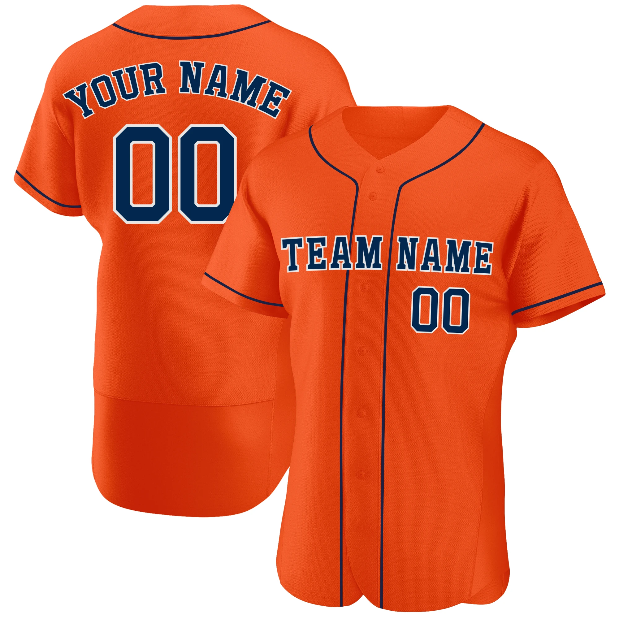 2021 New Custom Baseball Uniform Jerseys Sublimation Printed Team Logo Name Numbers Unisex Baseball Shirts