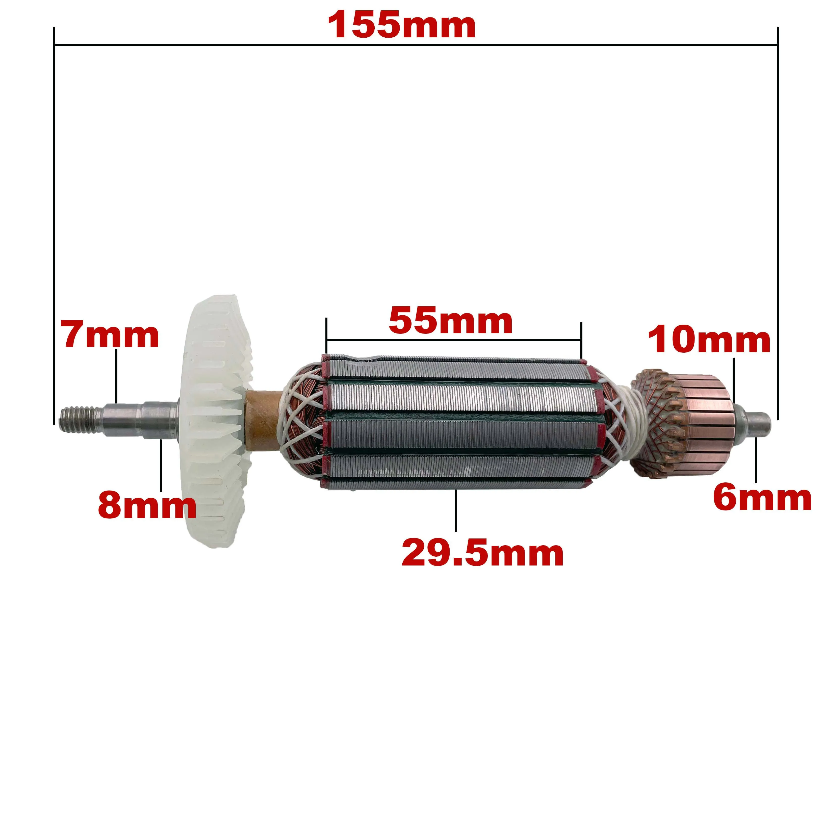 AC220V-240V Armature โรเตอร์ Anchor สำหรับ Keyang เครื่องบดมุม ACT-100M-100SN