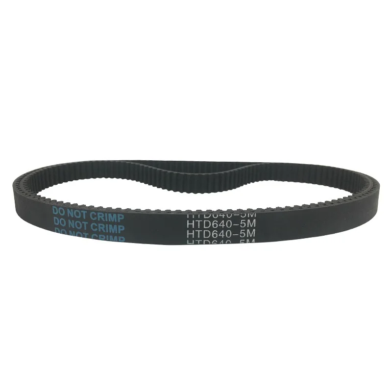 1pcs HTD Timing Belt 640-5M-15 , W=10/15/25mm, Closed Loop Belts, L=640mm, Synchronous Rubber Belts, 128T ,Drive Belts