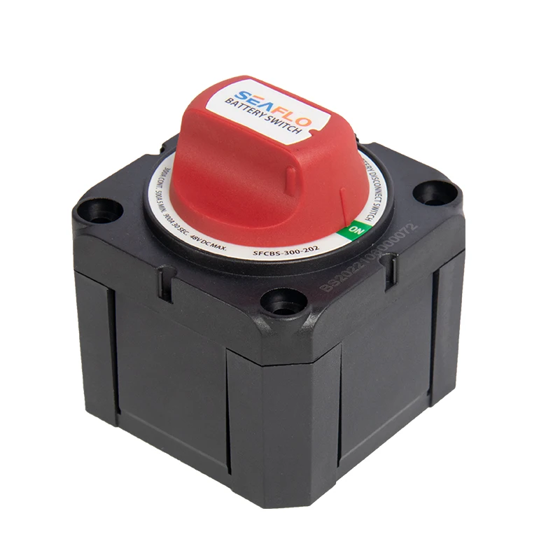 Car Auto 12V-48V 300A RV Marine Boat Battery Selector Isolator Disconnect Rotary Switch Cut 2 gear / 4 gear