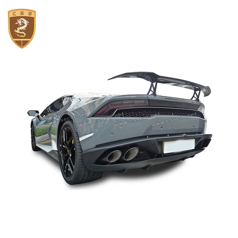 

For Lamborghini Huracan LP610 LP580 carbon rear wing spoiler Update Forged carbon rear wing vorsteiner style one