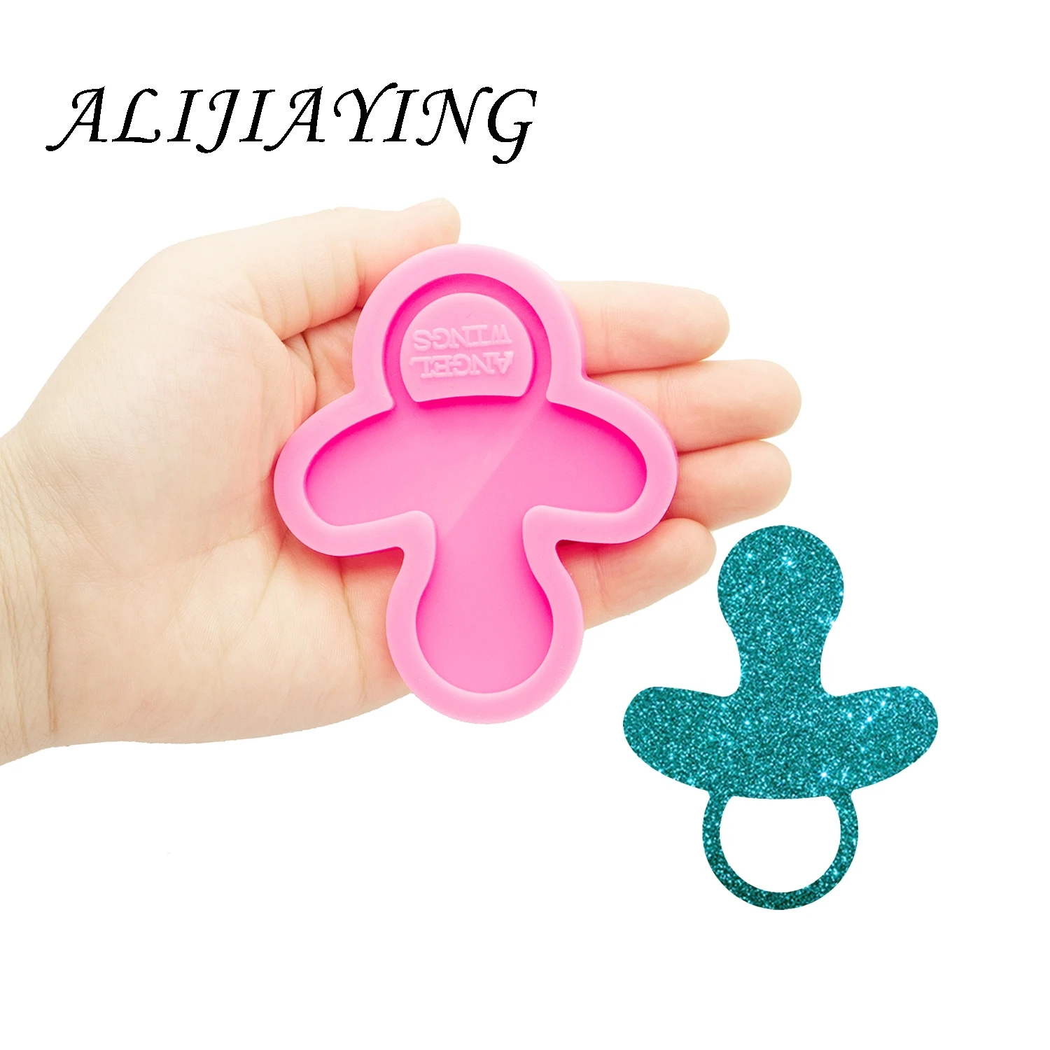 Shine Inside Resin Mold nipple Keychain Silicone Epoxy Molds for DIY Jewelry Making Tools Necklace Pendant DY0296