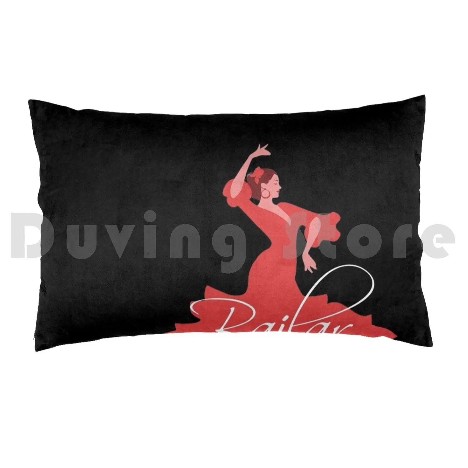 Bailar Pillow case 2723 Flamenco Spain Spanish Andalusia Festival Sevilla Seville Dance Dancer