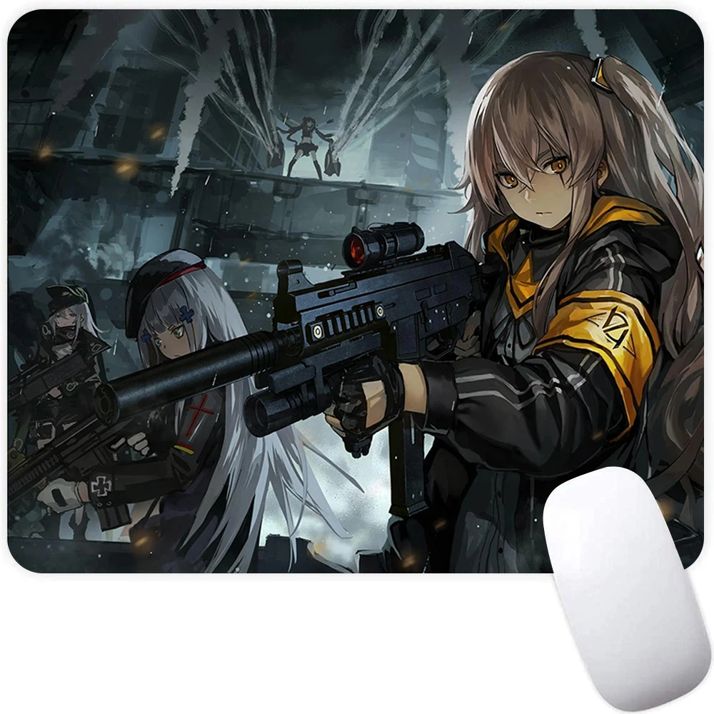 Girls Frontline Small Gaming Mouse Pad Computer Mousepad PC Gamer Mouse Mat Laptop Mausepad Mouse Carpet Keyboard Mat Desk Pad