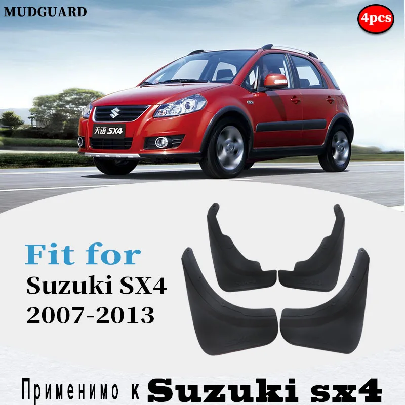 

FOR SUZUKI SX4 CROSSOVER Mud Flap Mudguards Fender splash Mudflaps Guard Fenders Mudguard car accessories auto styline 4pcs