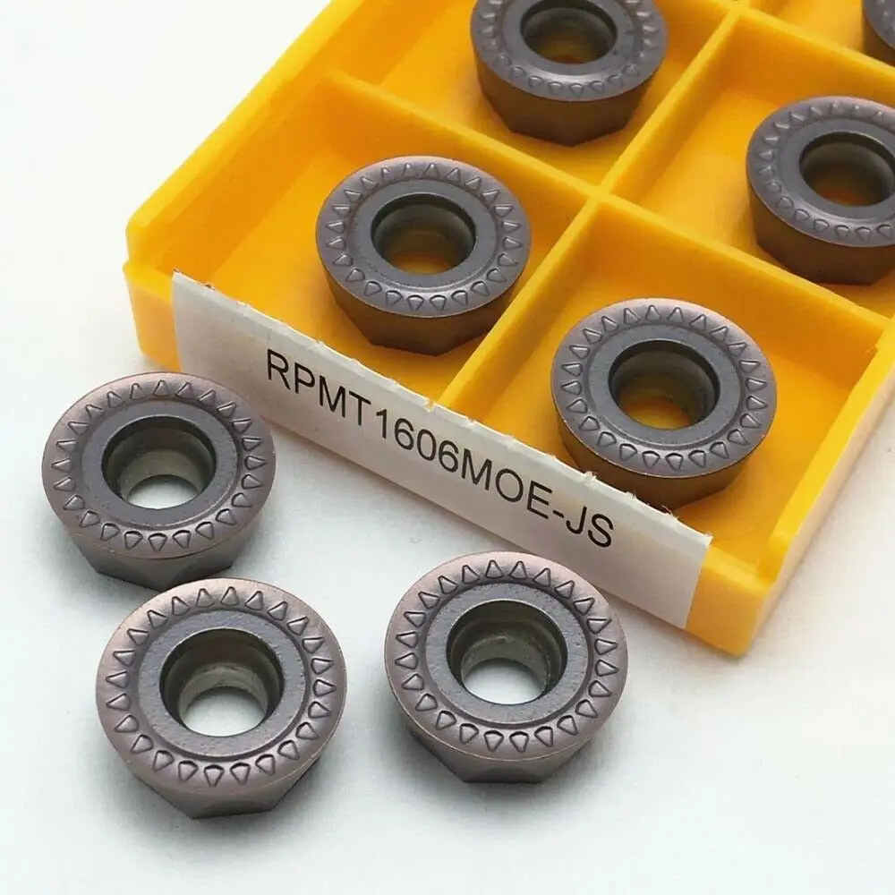 RPMT1606MOE-JS VP15T RPMT1606MOE Milling CNC Insert Cutter Carbide Insert For Steel