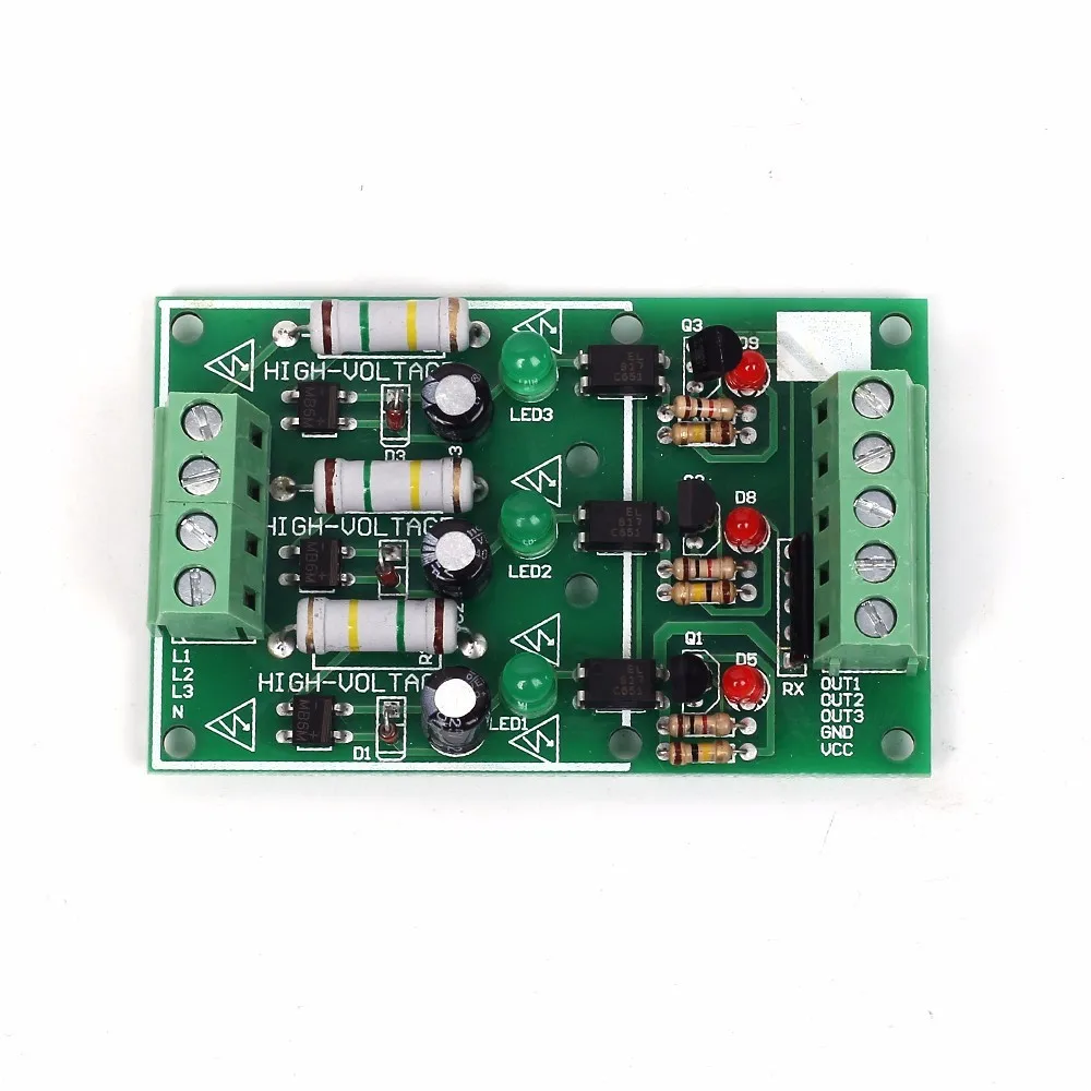 8 kanallı Optocoupler izolasyon modülü sinyal gerilim dönüştürücü PNP NPN düşük yüksek seviye çıkışı AC 110V 220V DC 3.3V 5V 12V 24V