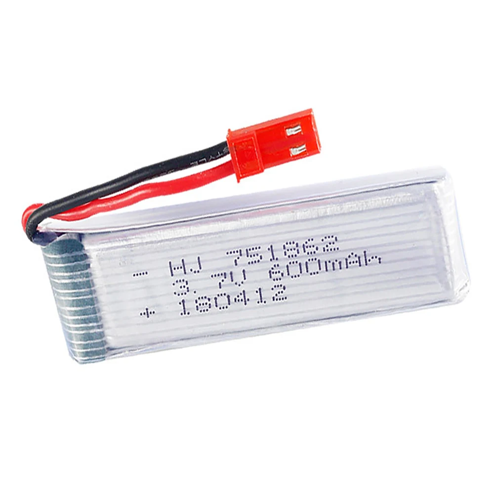 Batería Lipo recargable para helicóptero, pila de 3,7 V y 600mAH adecuada para Syma S032G Udi U818A WLtoys V959 V929, 2 a 5 unidades
