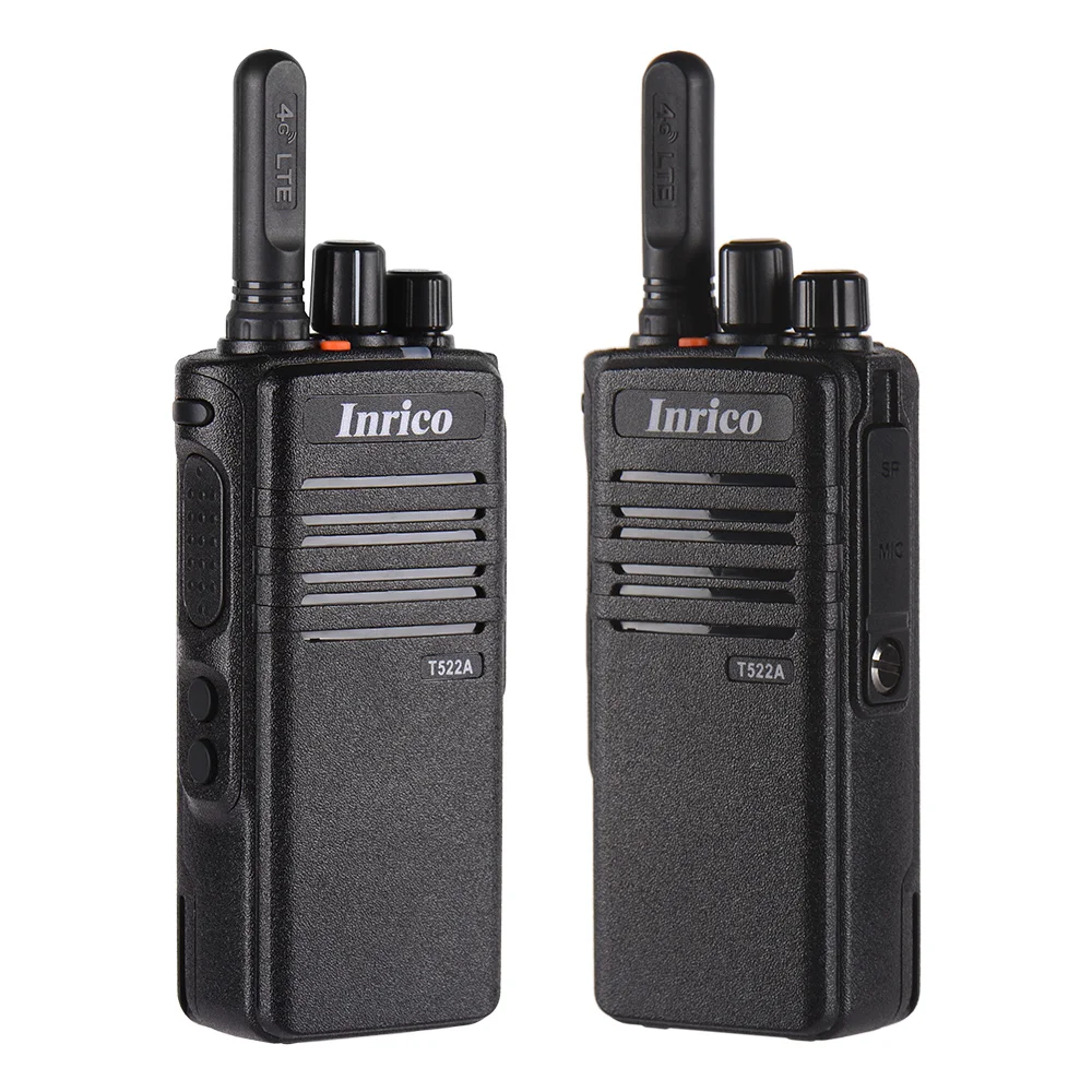 Inrico T522A Handheld Zello portable telephone 4G network POC radio GPS Bluetooth Rugged 4000mah walkie talkie for police subway