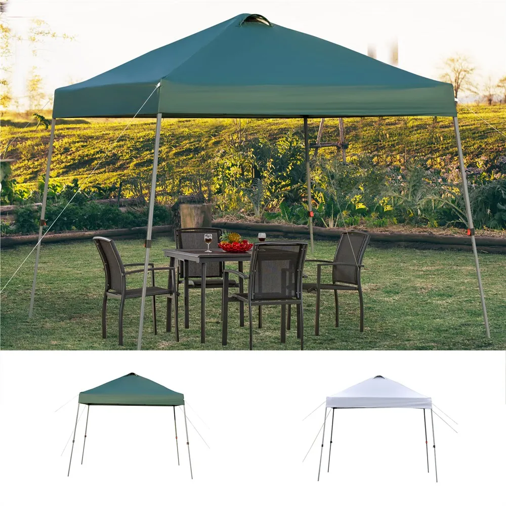 Outsunny folding gazebo 3x3m portable garden with steel wheel carrier bag for outdoor Camping parties