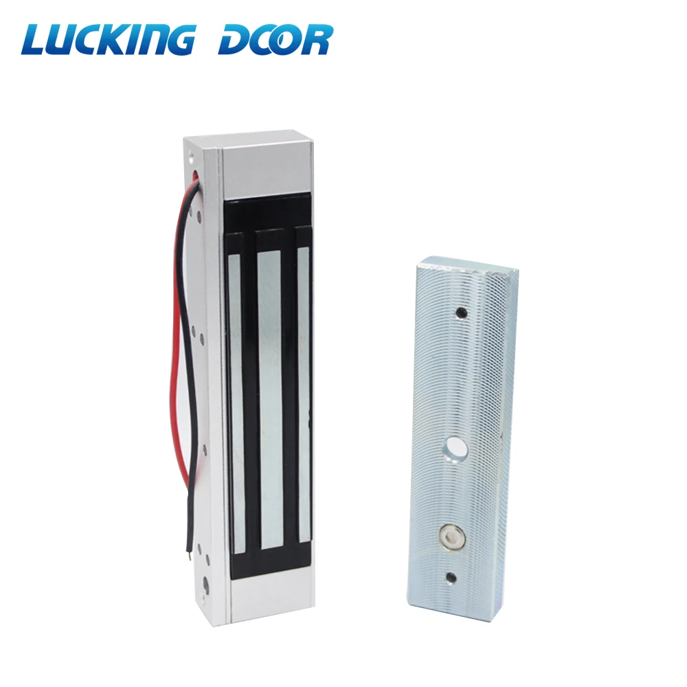 

180KG 350lbs Electric Magnetic Lock DC 12V Single Door Electromagnetic Lock Holding Force for Door Access Control System