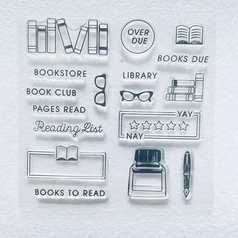 book planner ink clear stamp Transparent Silicone Stamp For Scrapbooking Photo Album Decoration seal stamp