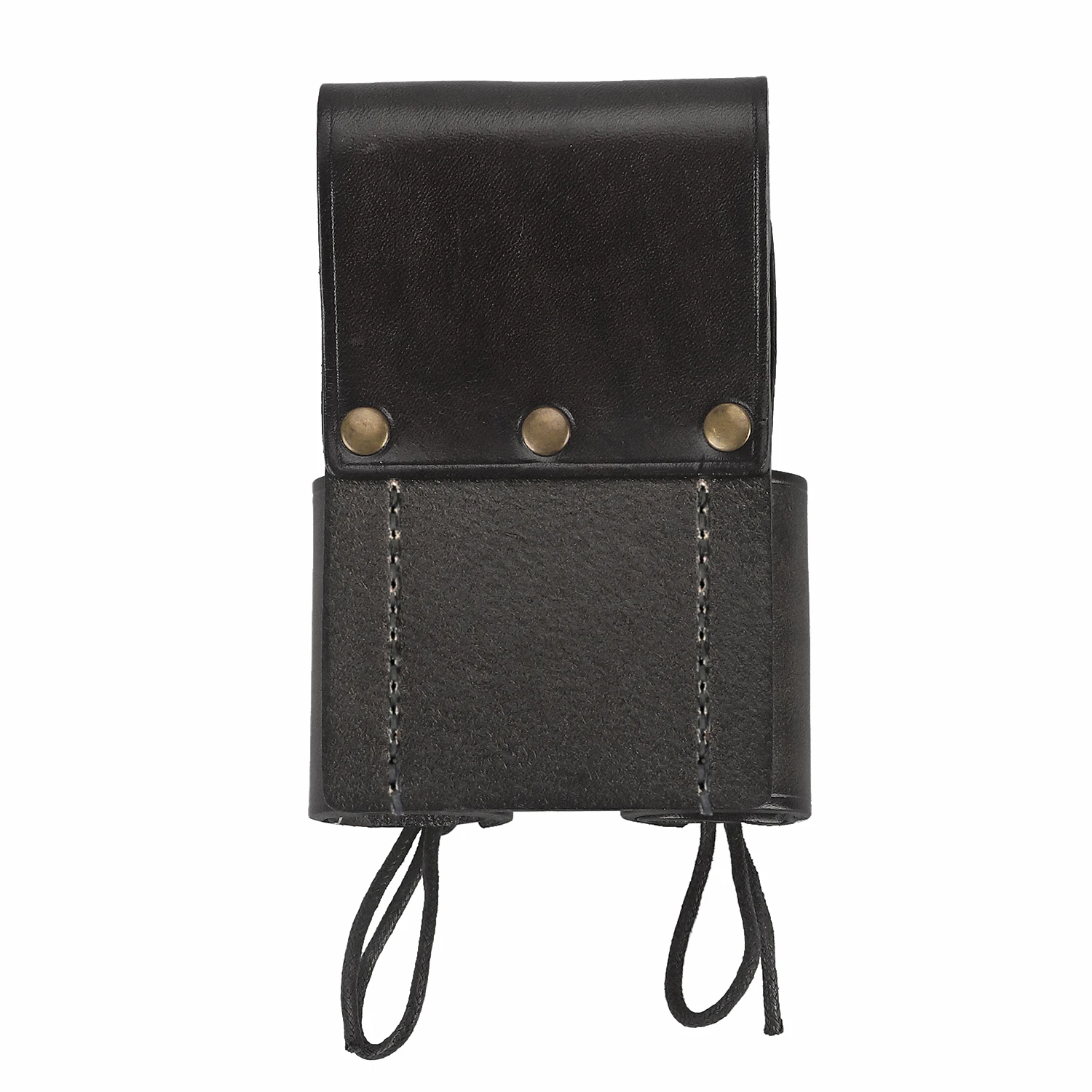 Tourbon in vera pelle Spud chiave appendiabiti portautensili Bull Pin Holder fondina per cintura nera