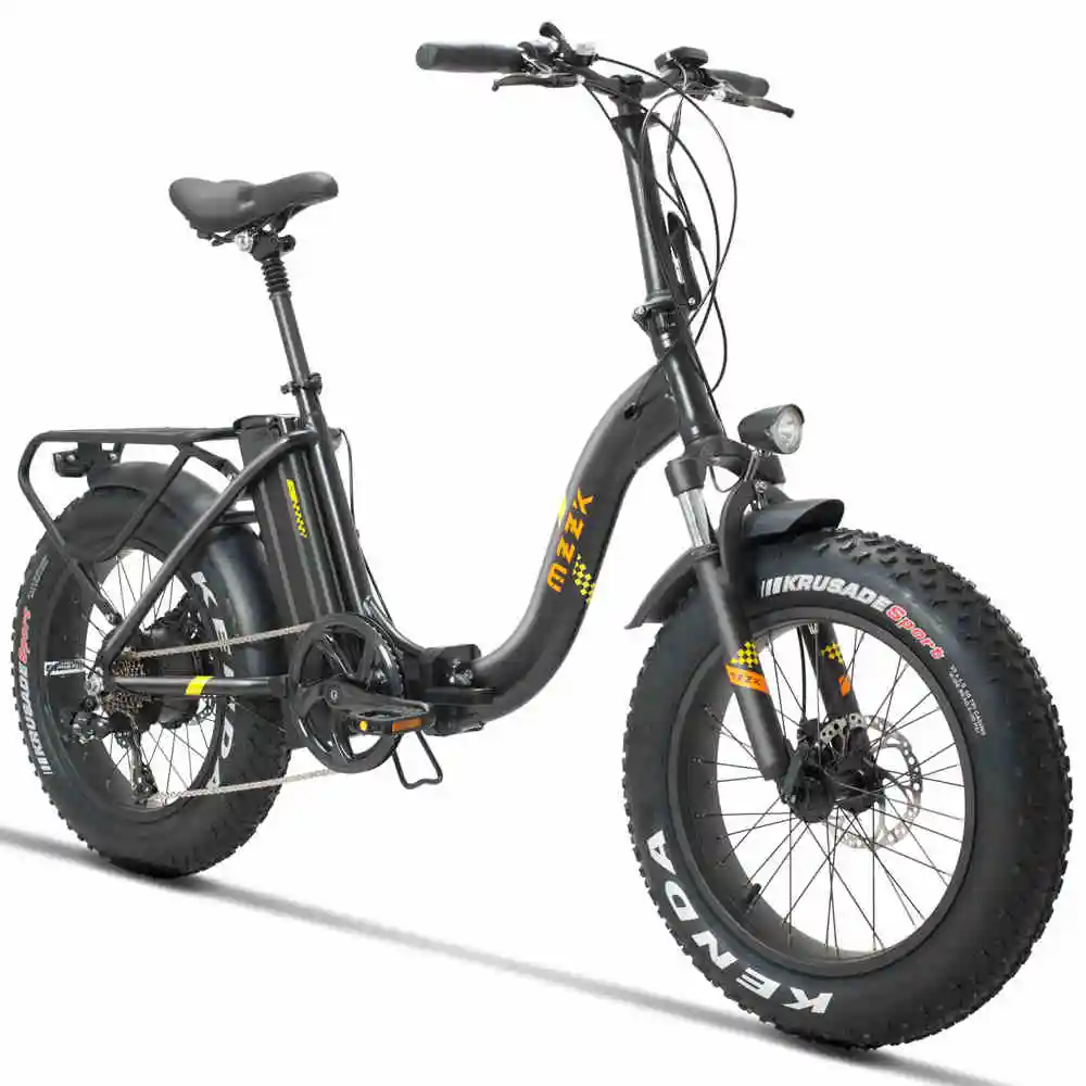 

20inch snow e-bike 48V500w electric bicycle 4.0 fat tires fold electric mountain bike 624wh lithium battery Beach leisure emotor