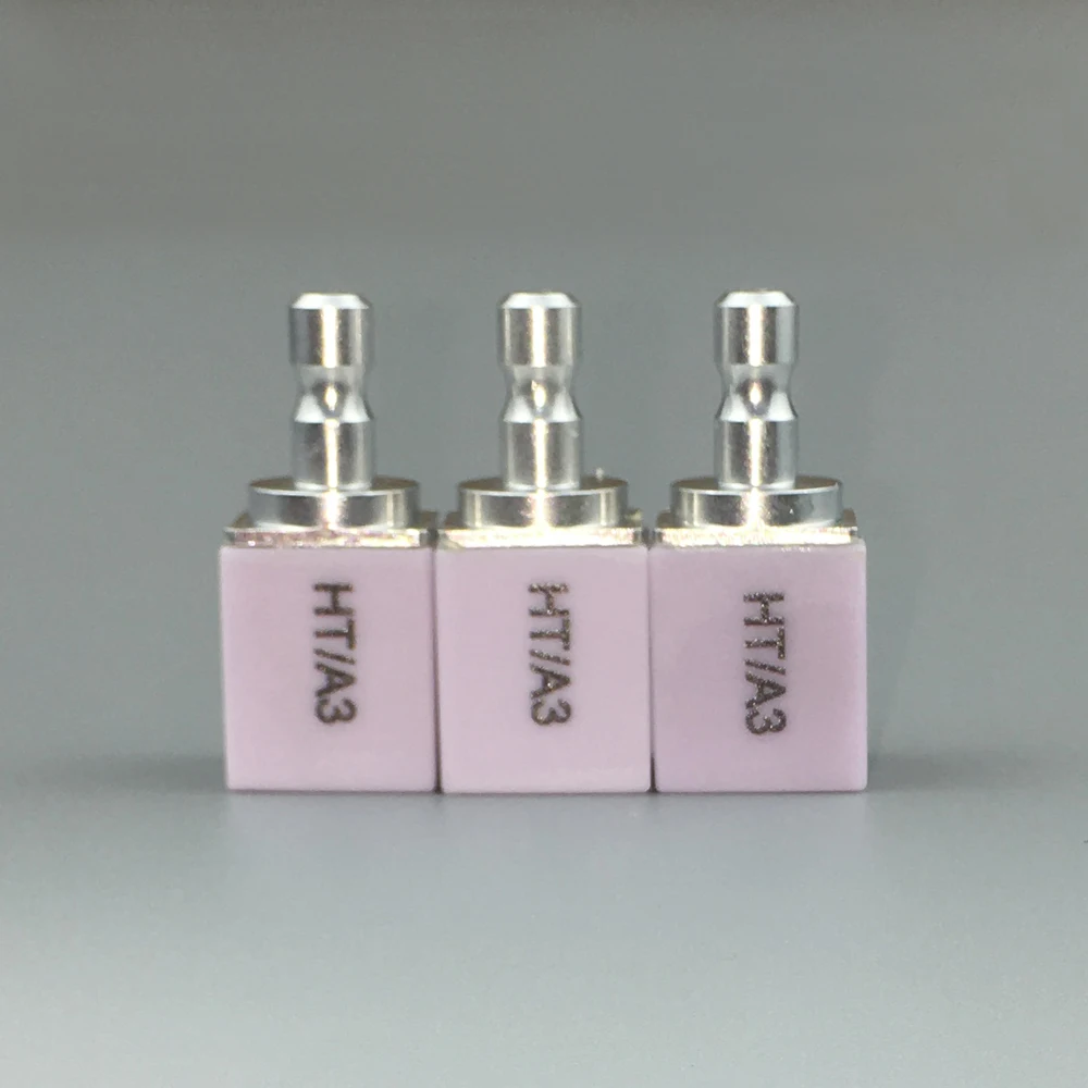 5pcs Dental Emax lithium disilicate glass ceramic block for CAD PrograMill blocks A1 A2 A3 C14