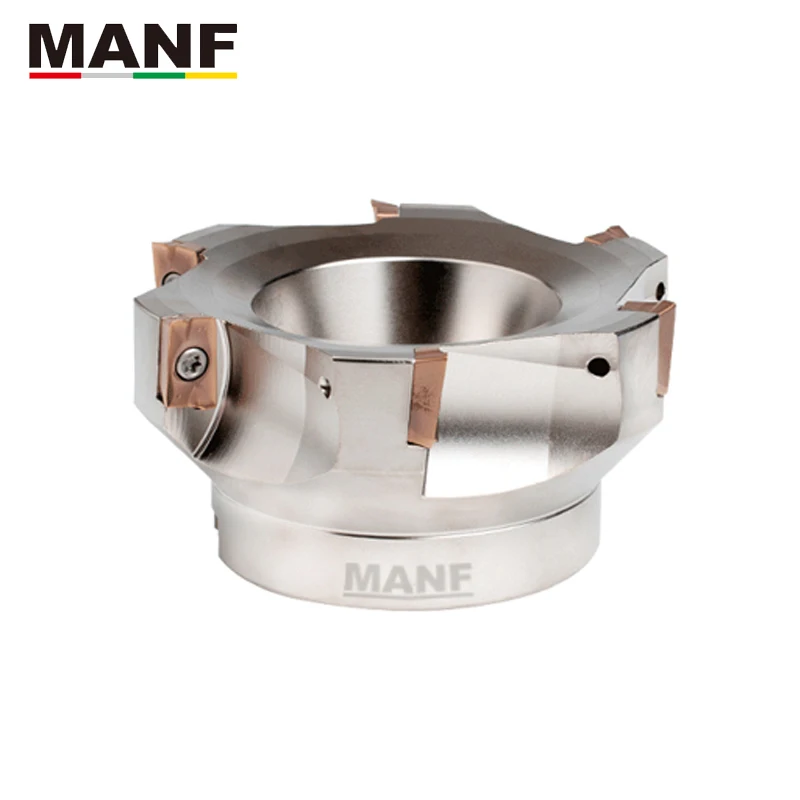 

MANF Milling Cutters 50-22-4T 63-22-4T 160-40-8T Indexable Face Milling Cutter Mill Head For APMT1604PDER Carbide Insert