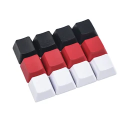 100 pcs 1u R1 R2 R3 R4 Blank Thick PBT OEM Profile Alphanumeric Custom Keycaps For Keycap DIY