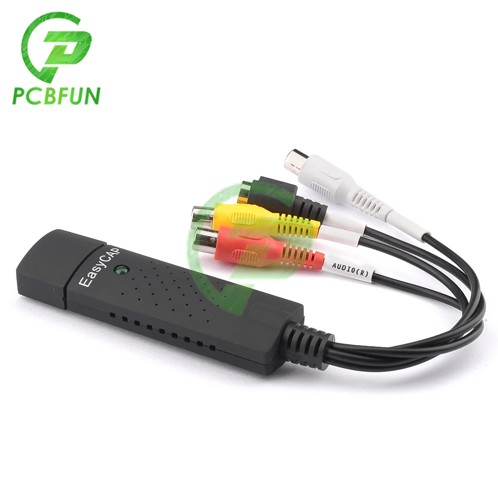 USB 2.0 Easycap Capture 1 Channel Video TV DVD VHS Audio PC Capture Adapter Card TV Video DVR Converter