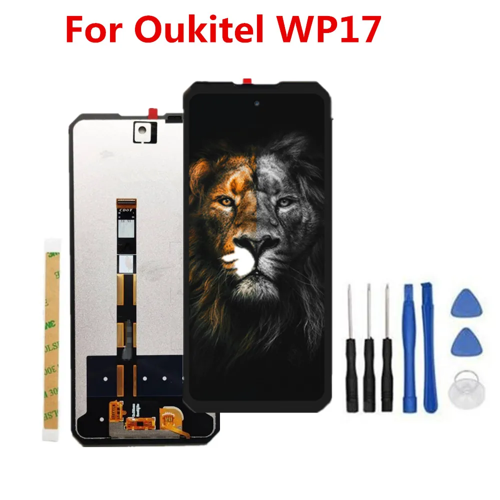 Original para Oukitel Wp17 Telefone Celular 6.78 “display Lcd Assembléia Digitador da Tela do Painel de Vidro Toque Peças Reparo Substituição Novo