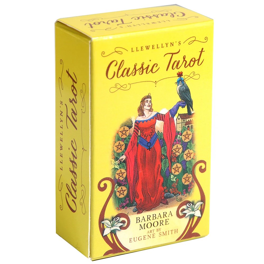 Classic Tarot Mini Popular Tarot Deck BARBARA MOORE Cards Drawing Classic Symbolism And Meaning Based On Traditional Rider Tarot