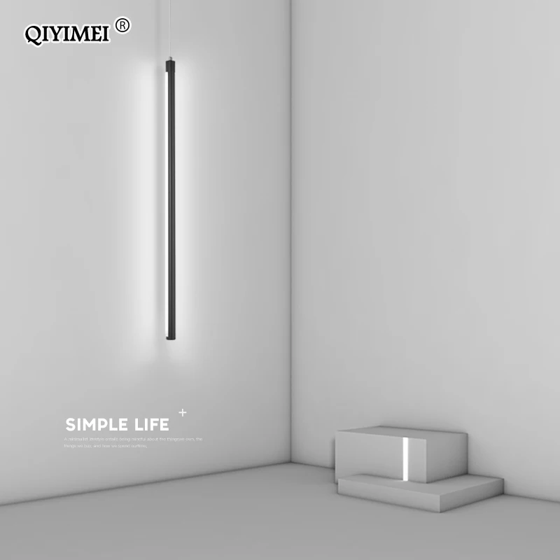 Modern Pendant Lights Minimalist LED Lighting Dimmable With Remote Control For Dining Living Study Room Cord Hanging Lamp Lustre