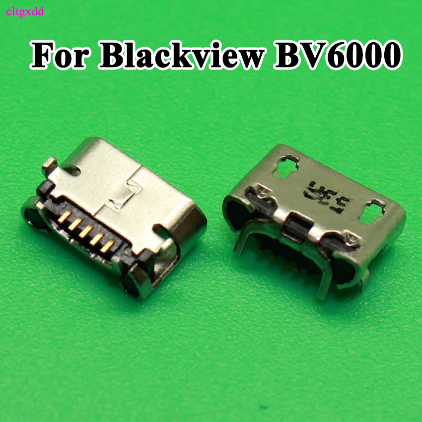 cltgxdd 1-10piece  FOR Blackview micro usb connector jack for blackview bv6000 bv6000s bv5000 5pin USB Board Charge Port socket