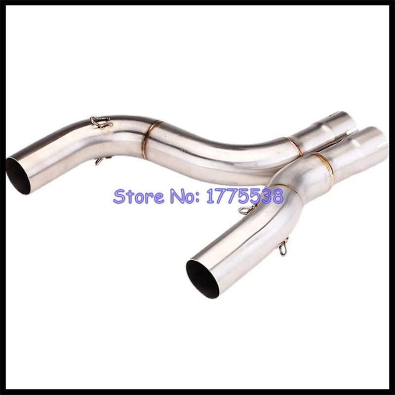 For KTM 990 Adventure 2006-2012 Motorcycle Exhaust System Middle Link Pipe with Carbon Fiber Muffler Pipe Escape for KTM 990 ADV