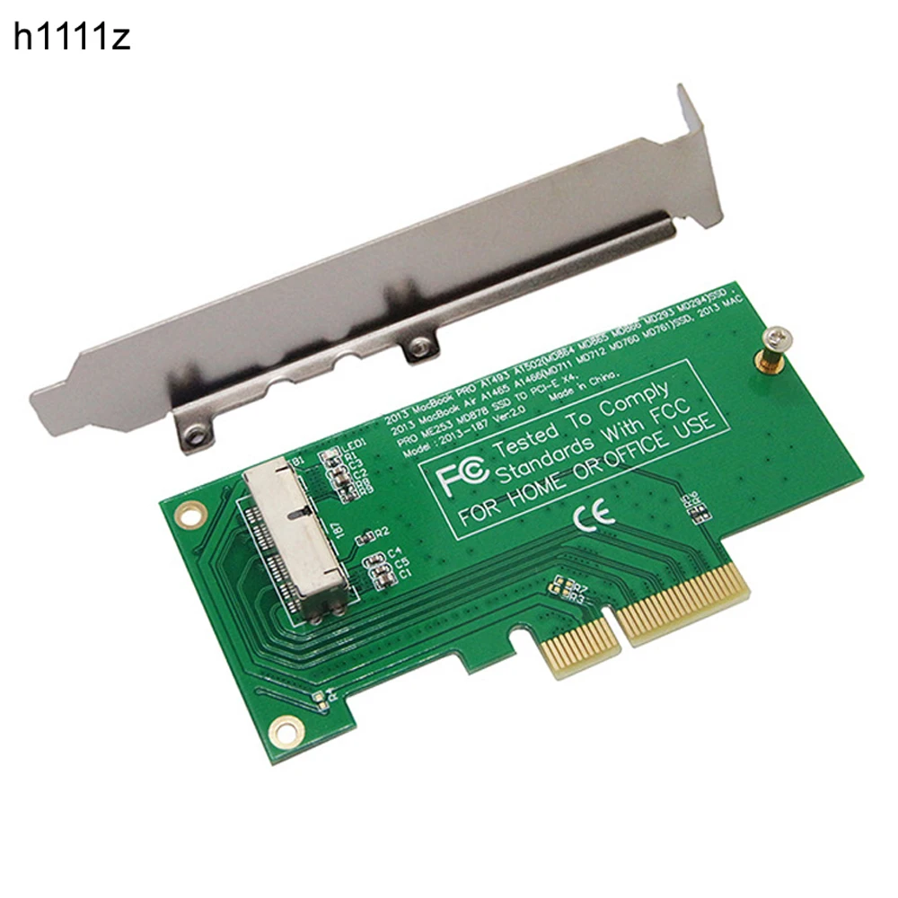 

Adapter Riser Card to PCI Express PCIE PCI-E X4 for Apple 2013 2014 2015 for MacBook Air A1465 A1466 Mac Pro MD878 ME253 M.2 SSD