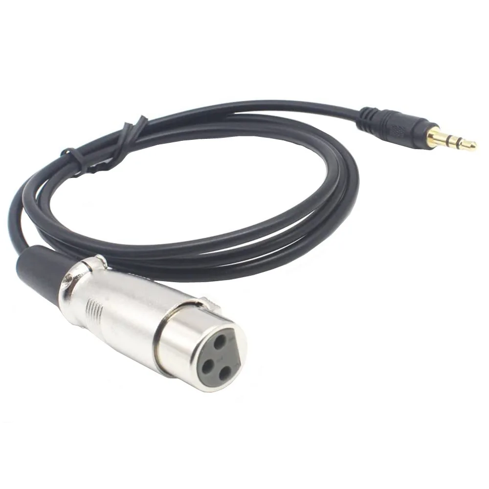 XLR 3 Pin Nam Đến Nữ Jack 3.5Mm Sang XLR Cáp Âm Thanh Cho Micro Loa Âm Thanh Máy Khuếch Đại XLR đầu Nối Cáp