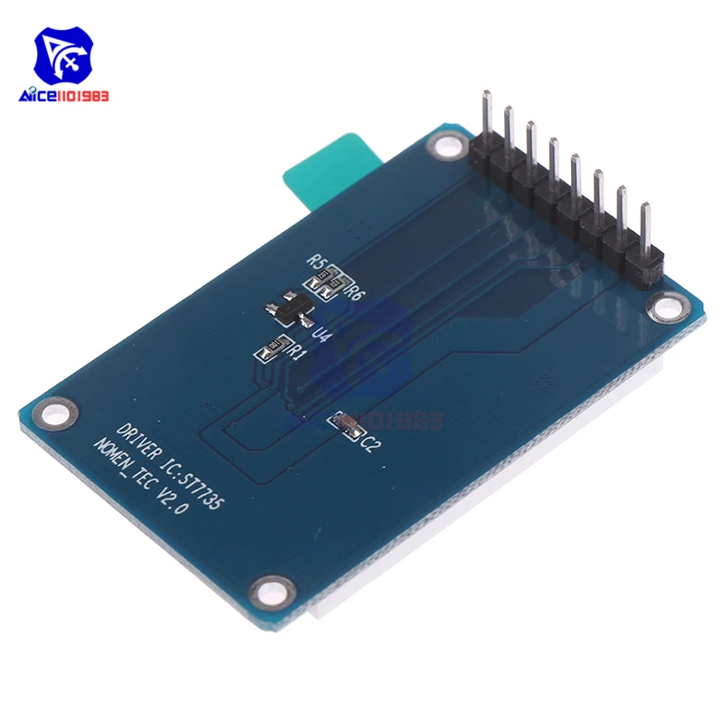 1.44 Inch TFT LCD 65K Color 128x128 Display Screen SPI Serial Port Module ST7735 for 51 ARM Arduino