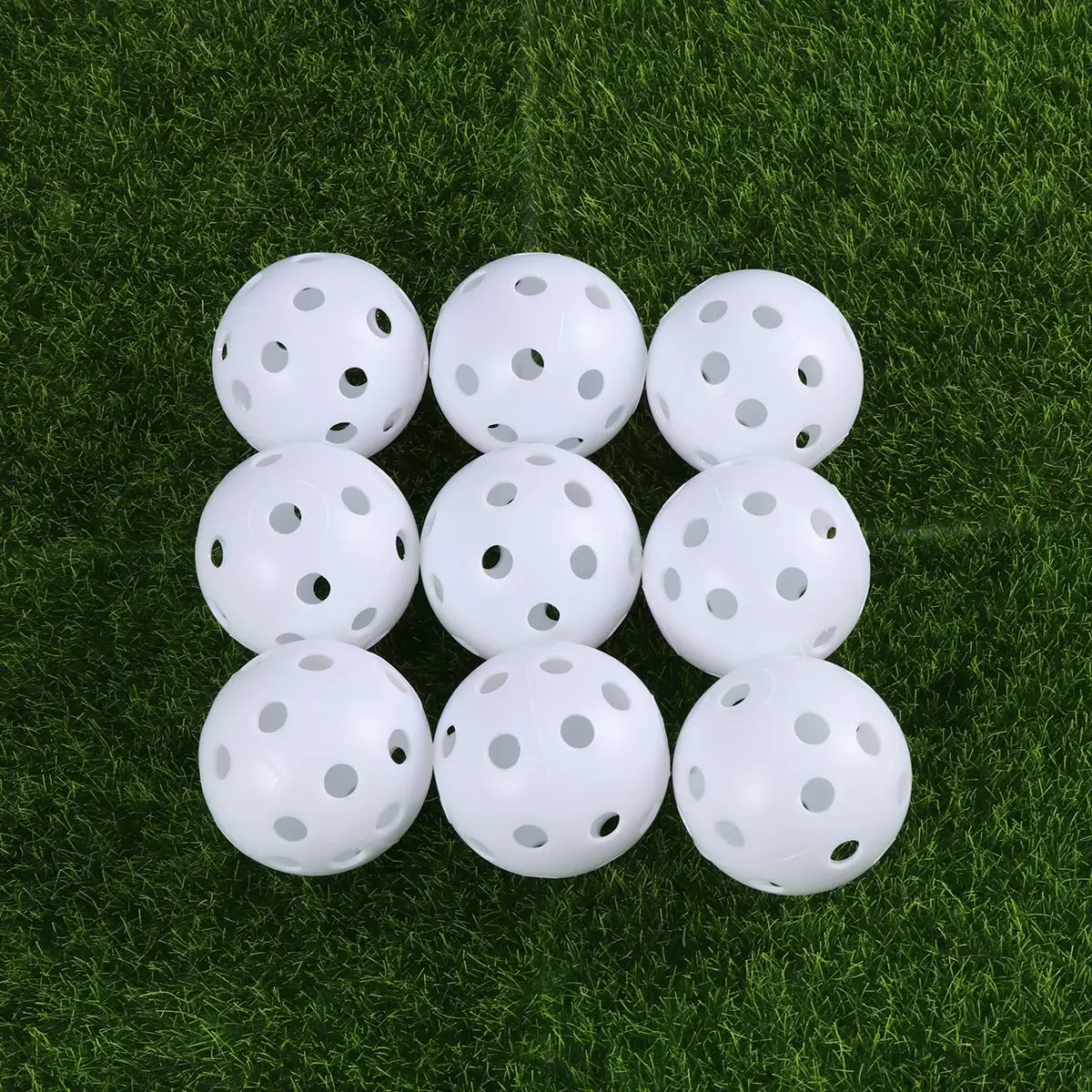 24pcs Golf Balls Portative Small Plastic Training Balls for Training