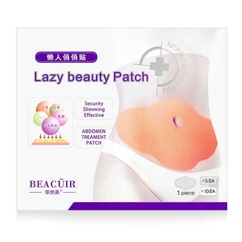 

5 pcs Lazy beauty Patch Compact Belly Sticker Beautiful and Considerate Slimming stickers Free Shipping