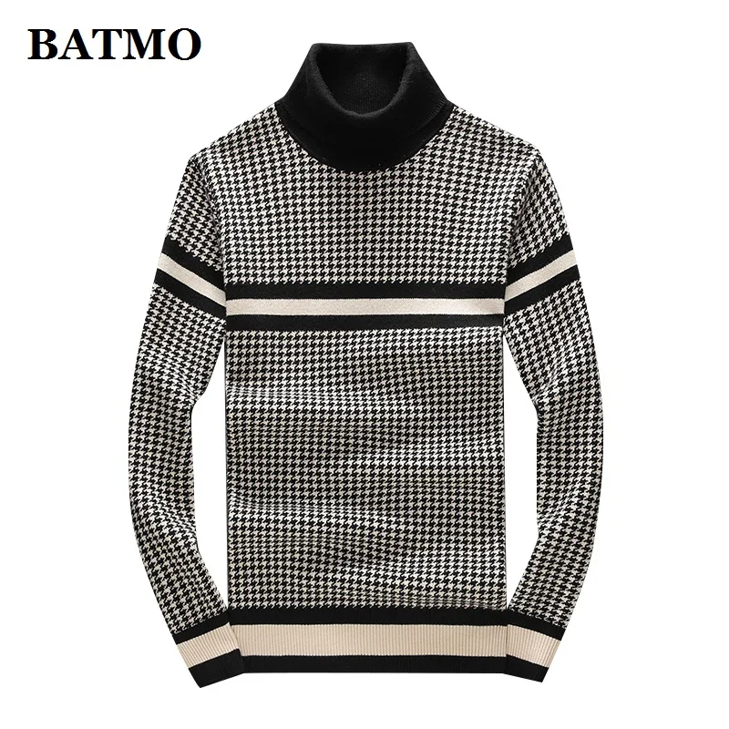 

BATMO 2021 new arrival autumn wool casual sweater men,mens pullovers,8607