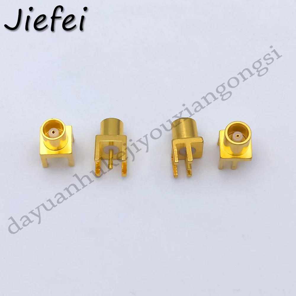 

50-1000Pcs MCX female straigh Jack RF Coaxial Connector Adapter for PCB mount / Edge PCB Mount End