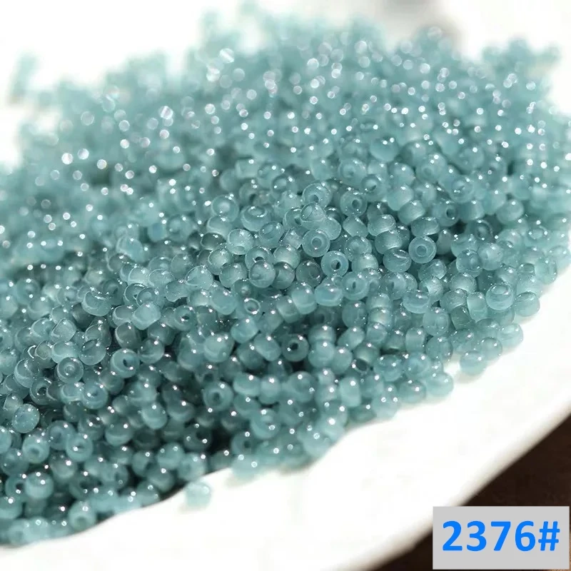 2mm 11/0 Miyuki Ice Seed Antique Beads Japanese Delica Glass Beads DIY For Jewelry Making French Embroidery Sewing Accessories