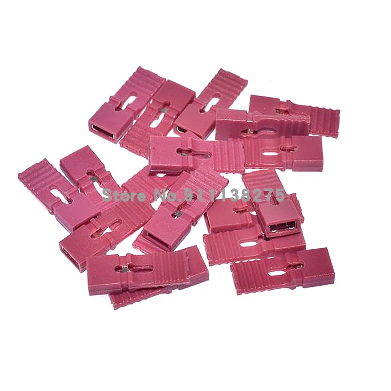 50pcs Jumper Cap 2.54mm Pitch Pin Header Connector Long Type Jumper Plug Cover DIY Repair Parts