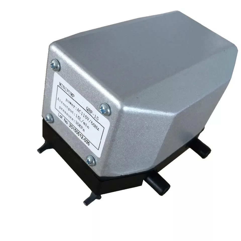 مضخة هواء بغشاء صغير لحوض السمك ، 110 فولت ، 220 فولت ، صامت لمولد الأوزون ، أجزاء فلتر المياه