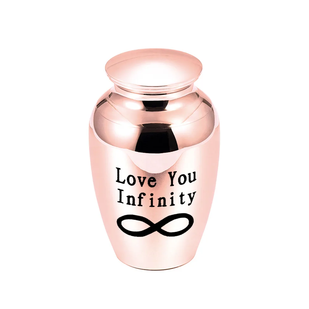 70x45mm Love You Infinity Cremation Urns for Human Ashes Pet Memorial Jewelry for Women Men