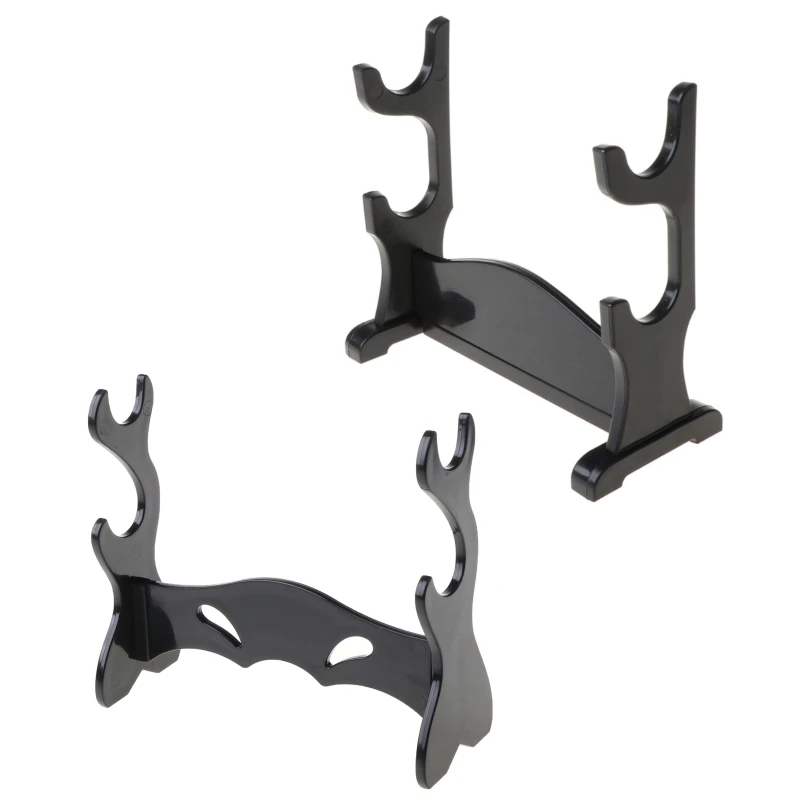 Two Tiers Holder Display Stand / Acrylic Bracket Rack for Cartoon and Comics Show Sword Magic Wand Collection