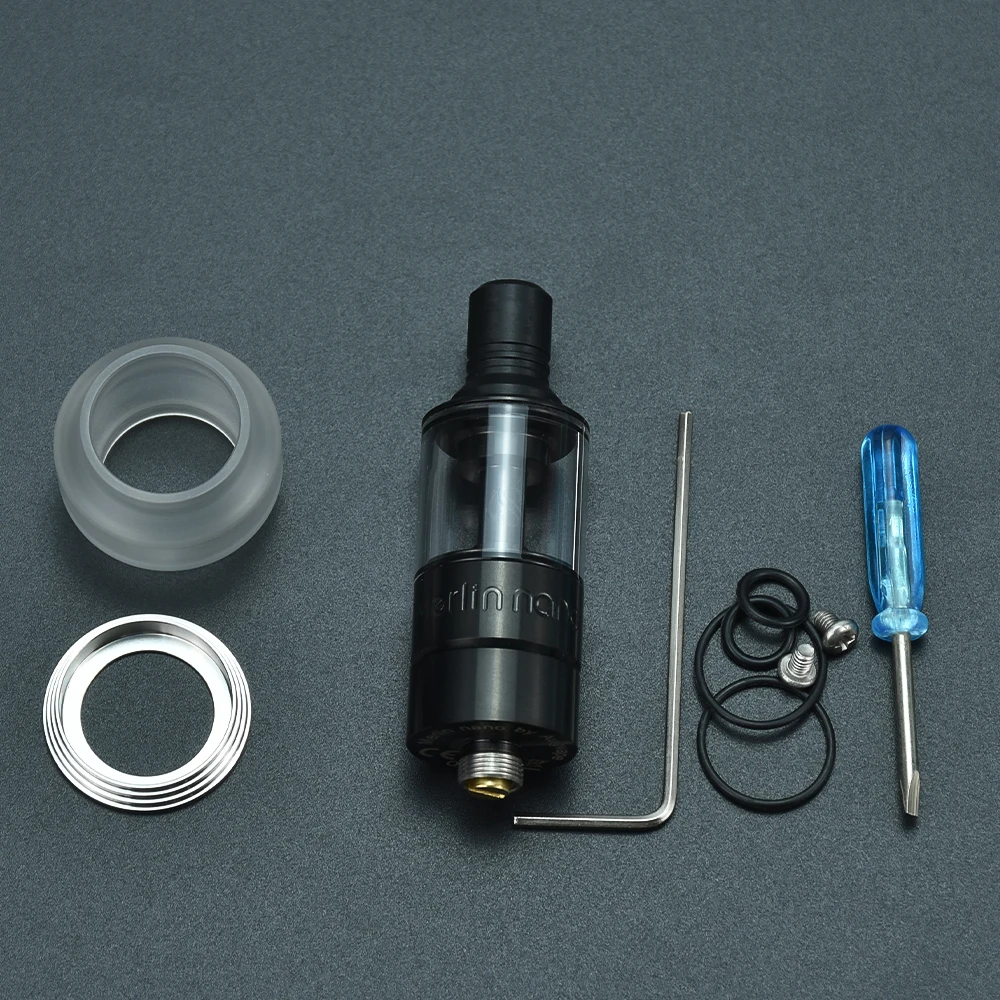 17มม.Merlin Mini Rta 2Ml/3.5Ml Rebuildable อิเล็กทรอนิกส์บุหรี่ Atomizer Vs ไซเรน V2 GTA MTL RTA สำหรับรุ่น: 510ด้าย Vape Mods