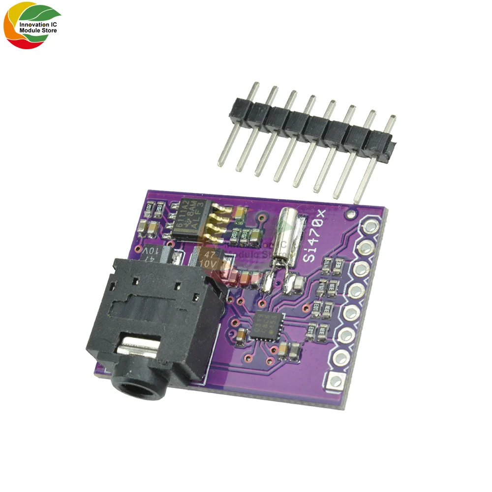 Ziqqucu Si4703 Radio Tuner Circuit Development Board Radio Station Module FM Radio FM Tuner Module for Arduino AVR PIC ARM