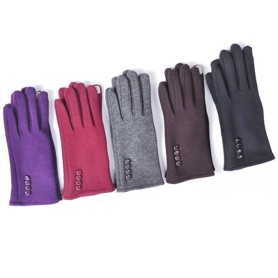 

Gloves Women Winter Padded Warm Touch Screen Tide Outdoor Running And Driving Windproof Anti-skid Cotton